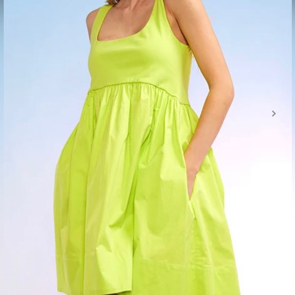 Cynthia Rowley Dresses & Skirts - Cynthia Rowley Lime Green Mini Dress